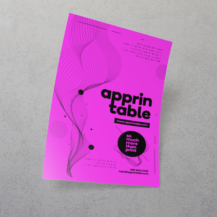 Neon Pink Poster printing
