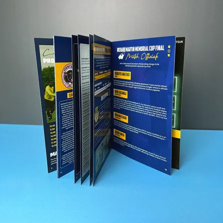 match day program print