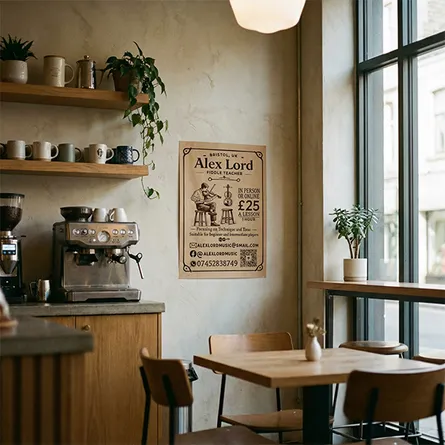 promotional kraft posters