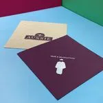 personalised purple napkins