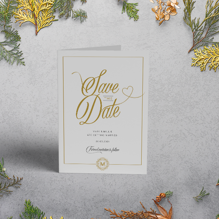 Save the Date Recycled Greeting Cards