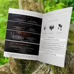 Recycled Brochure Menu
