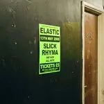 retro fluorescent green day glo posters