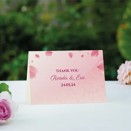 romantic wedding thank you