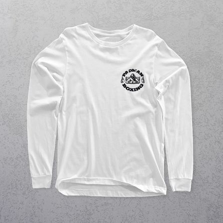 Small Print Area Long Sleeve Tshirt