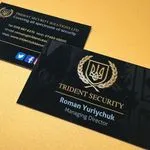 spot uv business card