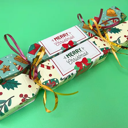 Square Christmas crackers