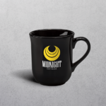 Apprintable Black Bell Shaped Mug