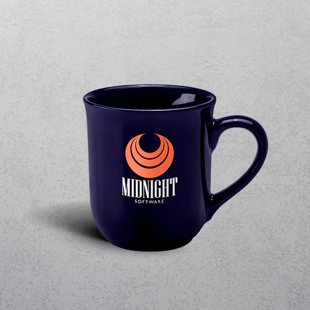 Apprintable Midnight Blue Bell Shaped Mug