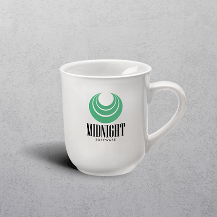 Apprintable White Bell Shaped Mug