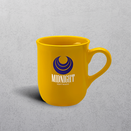 Apprintable Yellow Bell Shaped Mug