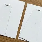 strut cards laying down