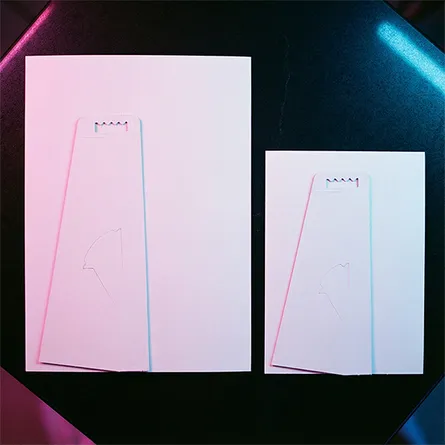 strut cards reverse laying down