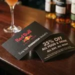 tear off food and drink discount voucher