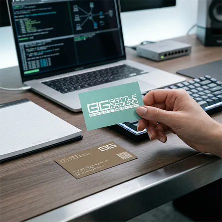 tech company business cards