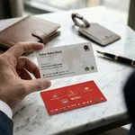 travel agent premium business cards