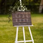 wood effect table plan