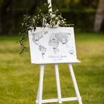 World Map table plan