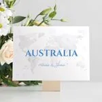 Wedding table name card Australia