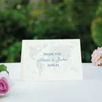 world wedding thank you card