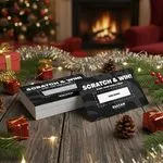 festive scartch card printing