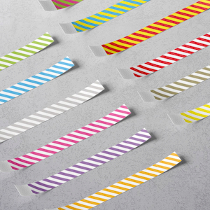Striped Paper Wristbands