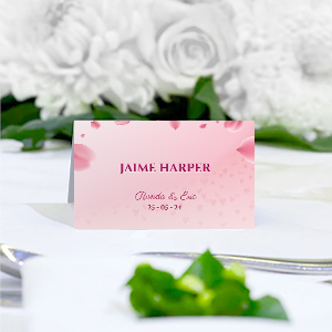 Romantic place card