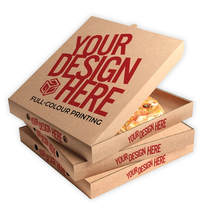 Custom printed pizza boxes