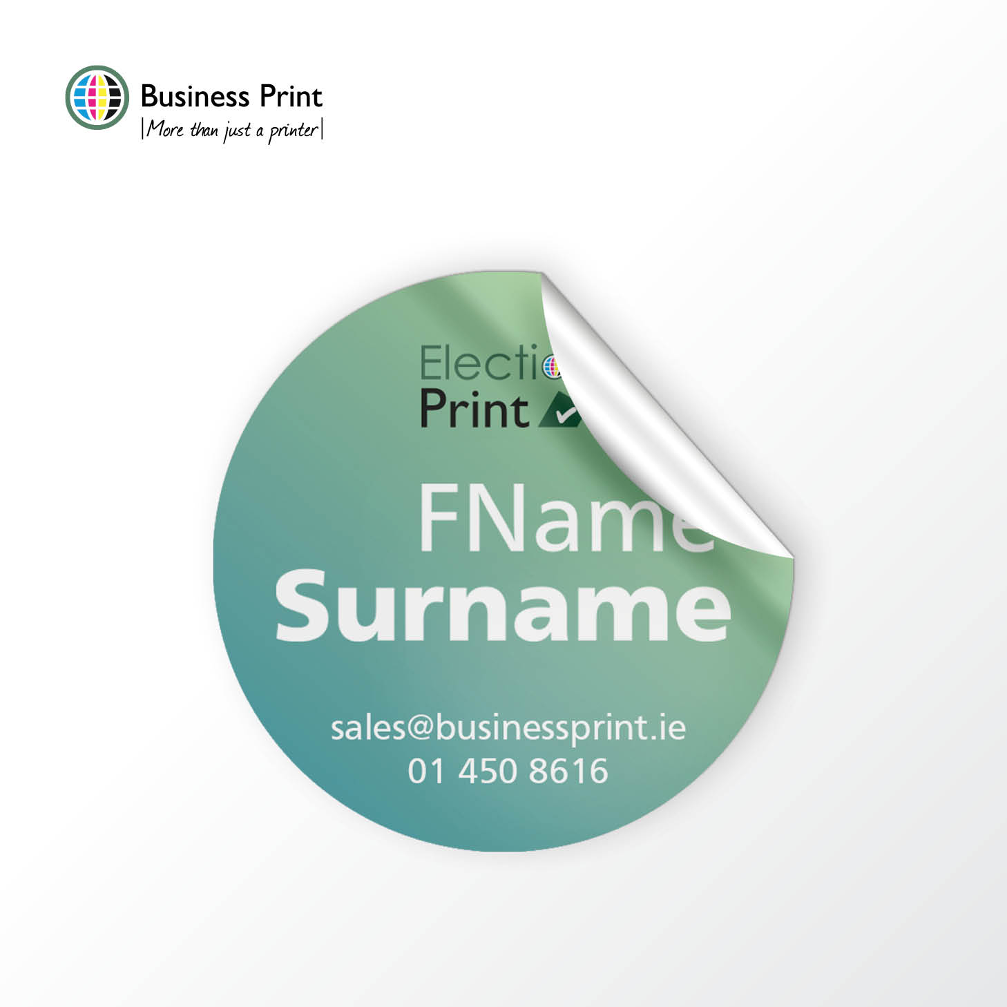 Election Round Stickers Election Stickers