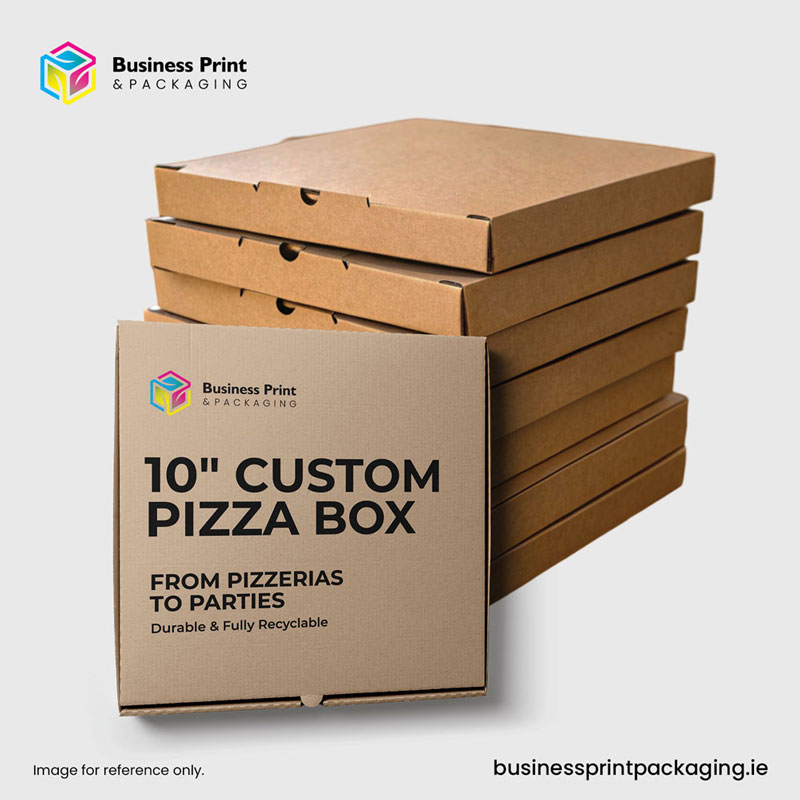 Custom-Printed Pizza Boxes 10 Inch