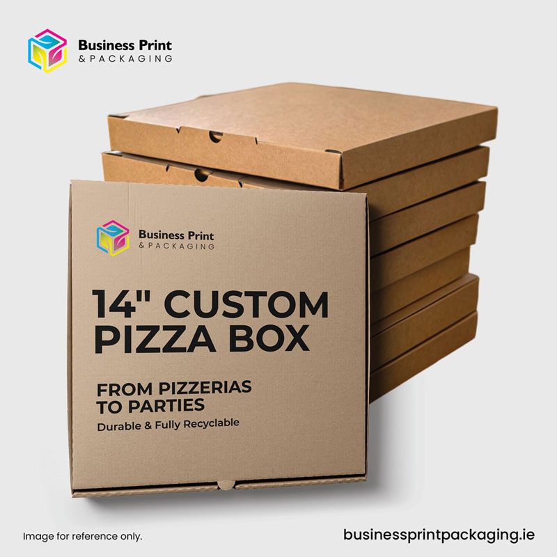 Custom-Printed Pizza Boxes 14 Inch