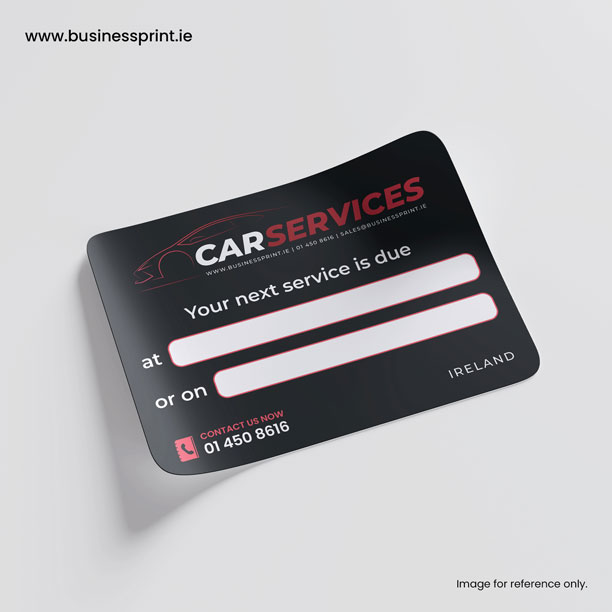 Double-Sided Car Service Stickers
