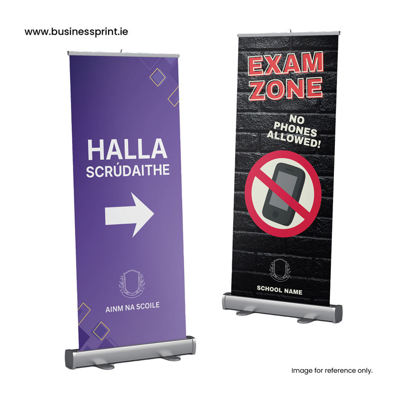 School Exam Roll-Up Banners