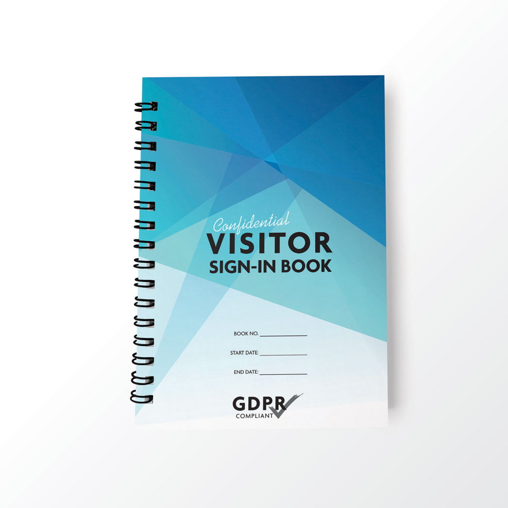 Visitor Sign-In Book wiro bound