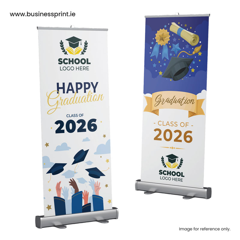 School Graduation Roll-Up Banners