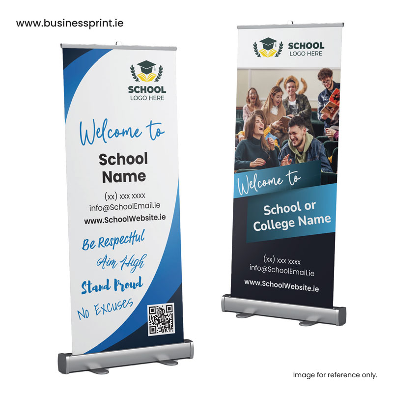 School Welcome Roll-Up Banners