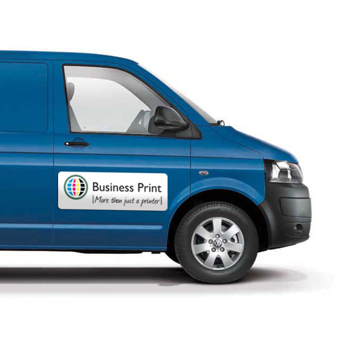 Car Door Magnets Van With Magnetic Sig