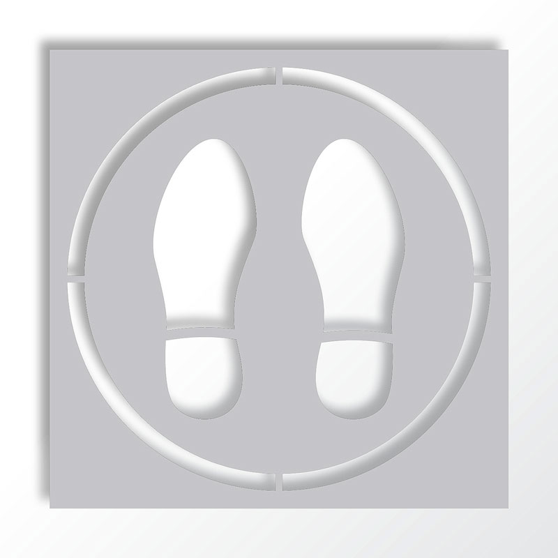 Outdoor Stencils Feet Outdoor Stencils Feet