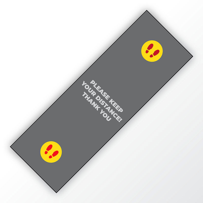 Keep Your Distance Mat Thank You Keep Your Distance Mat Thank You