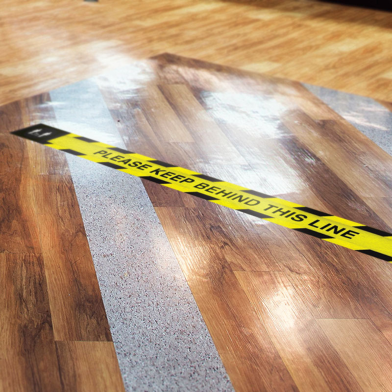 Behind This Line Slim Floor Graphics Behind This Line Slim Floor Graphics