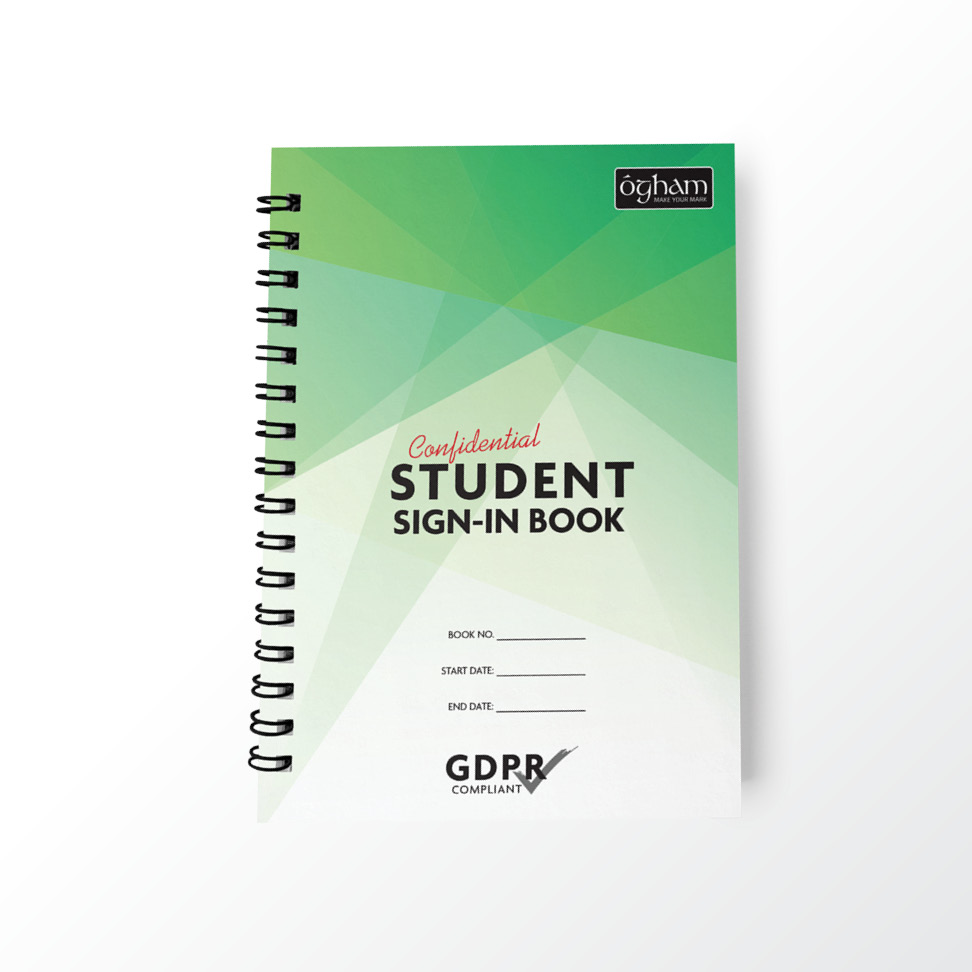 Student Sign-In Book wiro bound