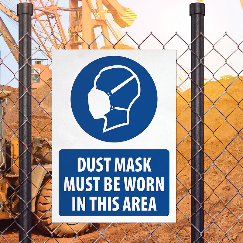 Dust Mask Safety Sign