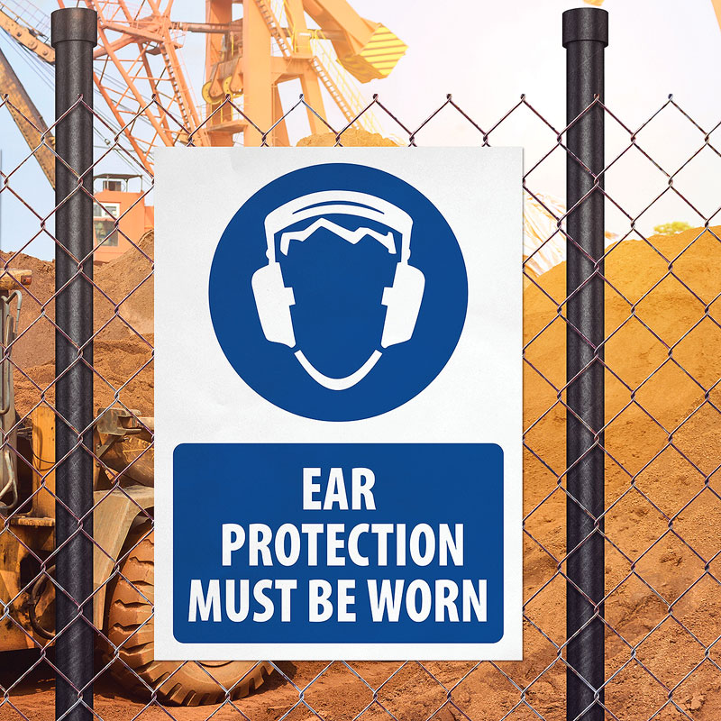 Ear Protection Must Be Worn Sign 