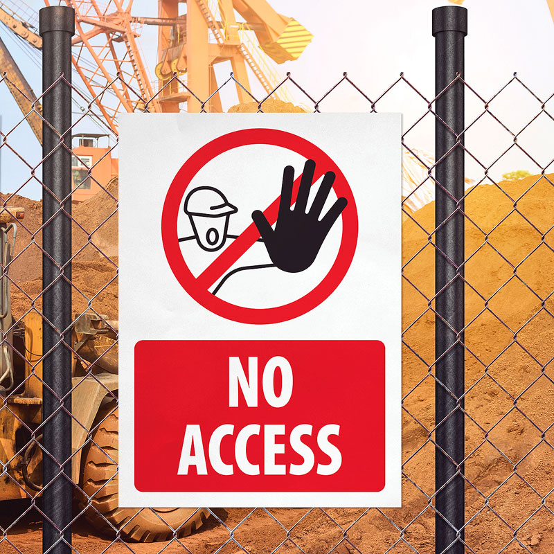 No Access Sign