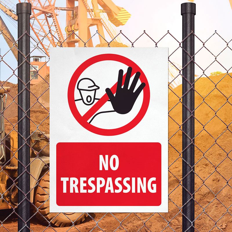 No Trespassing Sign No Trespassing Sign