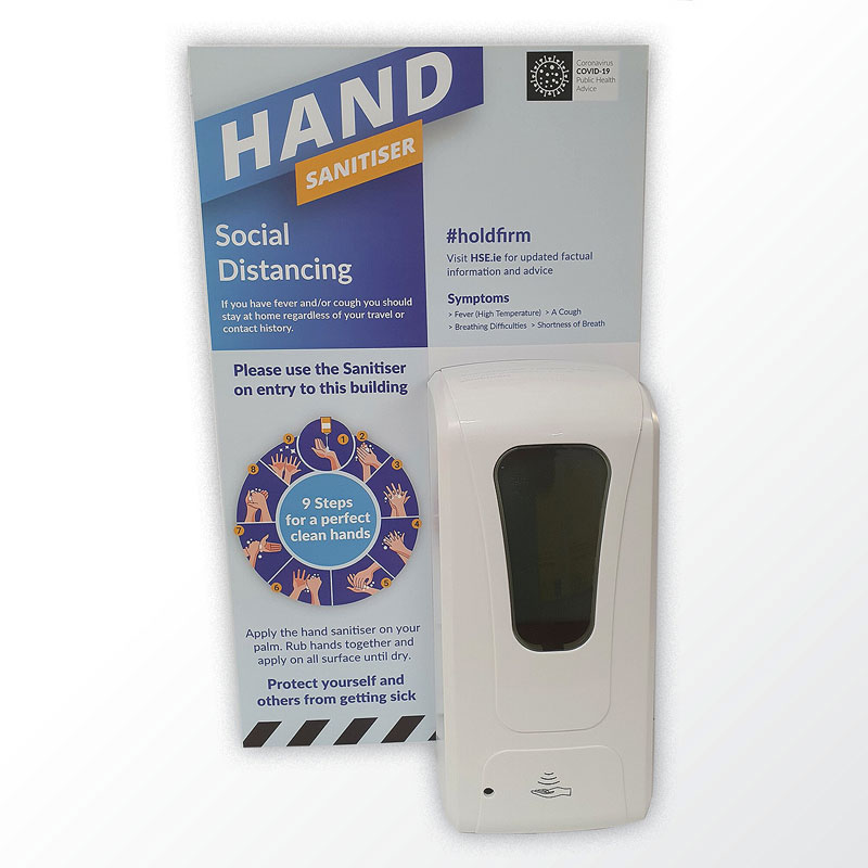 Wall Mounted Auto Dispenser Hand Sanitiser Blue Wall Mounted Auto Dispenser Hand Sanitiser Blue