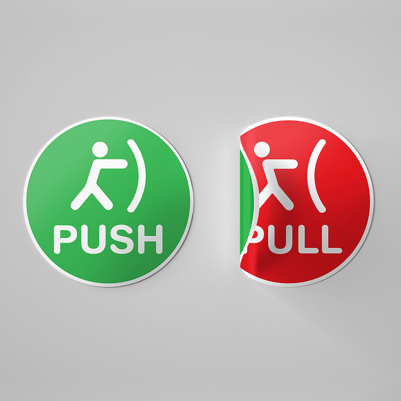 Double Sided Window Decals