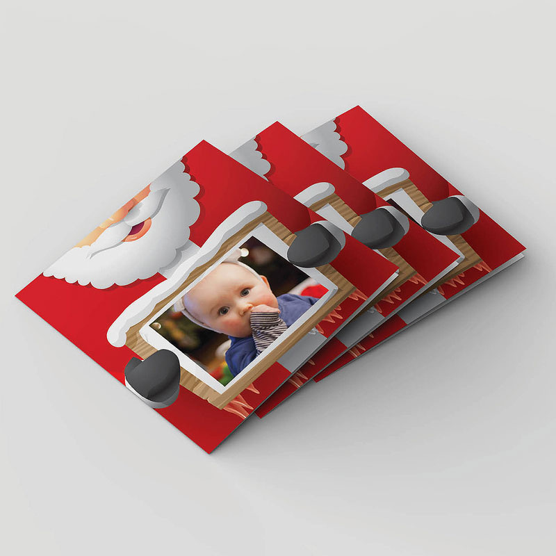 Family Christmas Cards Baby Santa - Baby Card