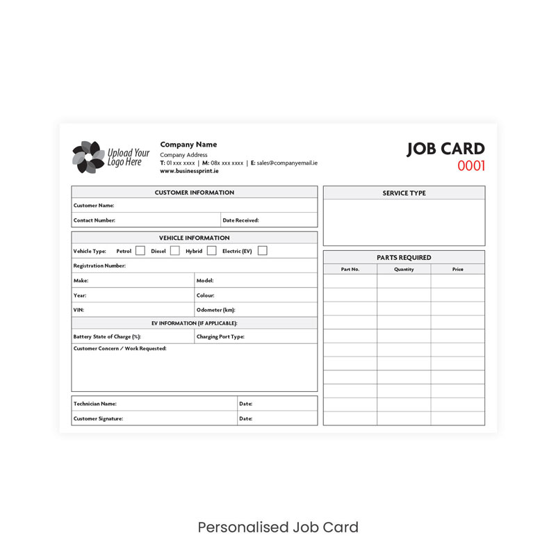 Job Cards