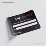 Double-Sided Car Service Stickers